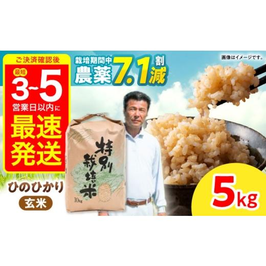 ふるさと納税 米 ヒノヒカリ 長崎県 諫早市 R7年産 九州のこだわり「ひのひかり」玄米 5kg / 米 こめ お米 おこめ 玄米 げんまい ひのひかり ヒノヒカリ 長…