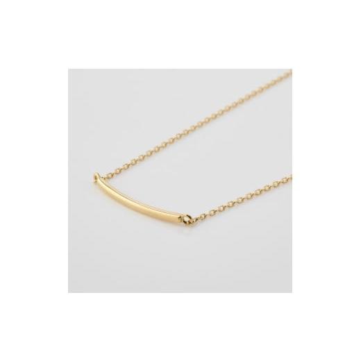 ふるさと納税 アクセサリー ネックレス 山梨県 大月市 K18 ゴールド シンプル ライン ネックレス (イエローゴールド)/ k18 18k 金 ゴールド ネックレス …