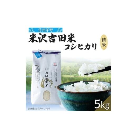 ふるさと納税 米 長野県 茅野市 毎月定期便 霧ヶ峰高原からの美しい伏流水が育んだお米「信州茅野 米沢吉田米」精米 5kg全2回 4082418