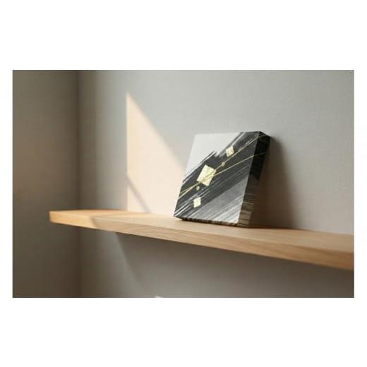 ふるさと納税 雑貨・日用品 インテリア 石川県 金沢市 二俣和紙ミニアートパネル 15cm角サイズ(金沢産 本金箔 使用)金箔 金 文房具 雑貨 日用品 アートパネ…