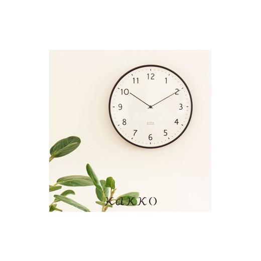 ふるさと納税 時計 掛時計 愛媛県 伊予市 掛け時計 電波時計 linja リンヤ ブラック aina アイナ おしゃれ 新築祝い 壁掛け時計 北欧 掛時計 アナログ 壁 ステ…