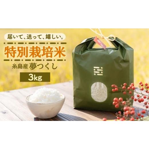 ふるさと納税 米 福岡県 吉富町 とくべつの中のとくべつ 特別栽培米 3kg 夢つくし 吉富町/(株)やました