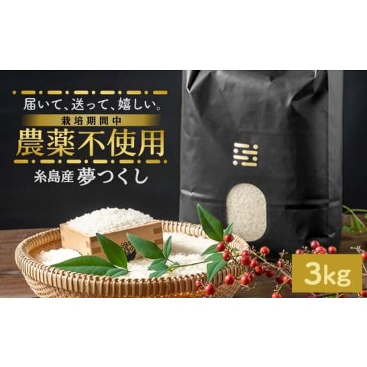 ふるさと納税 米 福岡県 吉富町 農薬を使わずに育てた 山つき 3kg 夢つくし 吉富町/(株)やました