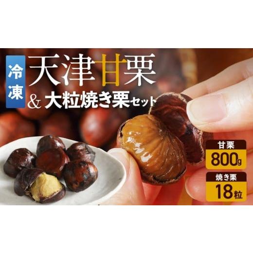 ふるさと納税 果物類 栗 愛知県 碧南市 冷凍 天津甘栗800g&大粒の焼き栗(18粒)セット 焼きたて 栗 くり 栗爪 殻付き お菓子 おつまみ 人気 高リピート 小…