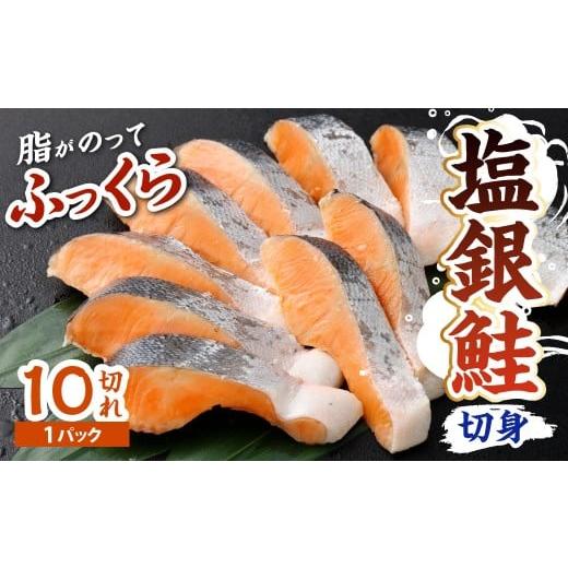 ふるさと納税 魚貝類 鮭 福岡県 北九州市 塩銀鮭 切身1パック 約800g(約80g×10切) 鮭 切り身 銀鮭 塩鮭 サケ シャケ 魚 魚介 海鮮 福岡県 北九州市