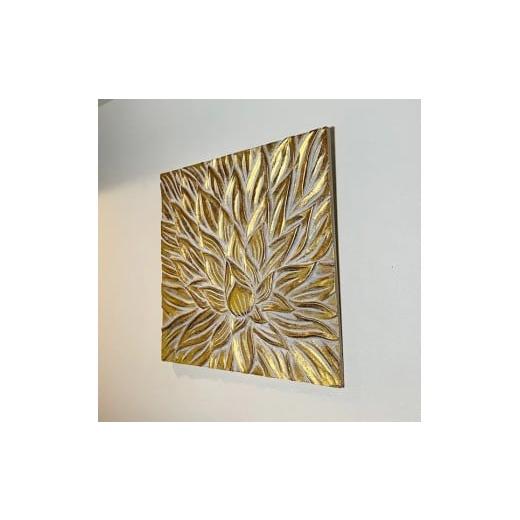 ふるさと納税 家具 インテリア・寝具・収納 山梨県 甲斐市 ロータス彫刻壁掛けパネル(Aタイプ)BV-57