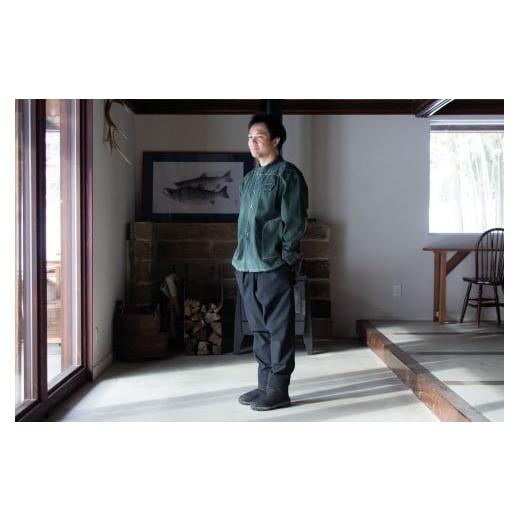 ふるさと納税 服 岩手県 一関市 YAMA SHIRT カーキ・LLサイズ カーキLLサイズ