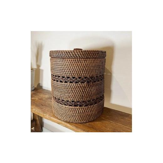 ふるさと納税 家具 インテリア・寝具・収納 山梨県 甲斐市 ラタンリカーモバスケットLサイズ