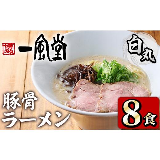 ふるさと納税 ラーメン とんこつ 福岡県 芦屋町 一風堂 白丸 ラー麦麺セット (8食入り) ラーメン 拉麺 麺 ラー麦 博多ラーメン 豚骨ラーメン 白丸 一風堂 スト…
