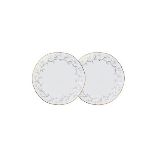 ふるさと納税 食器・グラス 皿 愛知県 みよし市 ノリタケ ホワイトベル 21.5cmプレートペア 1637833