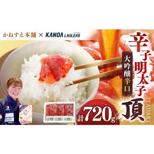 ふるさと納税 魚貝類 明太子 福岡県 糸田町 かねすえ本舗×カノア 辛子明太子 大吟醸辛口 「 頂 」 720g 明太子 めんたいこ 海鮮 辛子 魚介類 冷凍 名脇役