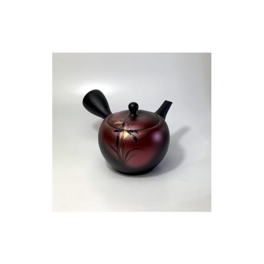 ふるさと納税 陶磁器・漆器・ガラス 愛知県 常滑市 昭萠 16号黒泥丸形紫蘭急須 6-483|陶器 やきもの 焼き物 手作り 昭萌窯 職人 伝統工芸品 工芸品 茶器 茶…