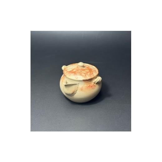 ふるさと納税 陶磁器・漆器・ガラス 愛知県 常滑市 仁 14号綱耳付藻掛宝瓶(木)1-183|陶器 やきもの 焼き物 手作り 谷川仁 職人 伝統工芸品 工芸品 茶器 …