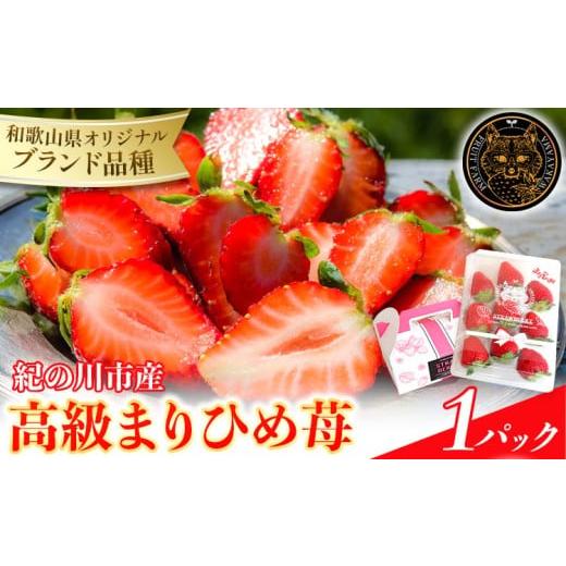 ふるさと納税 いちご 和歌山県 紀の川市 和歌山県産 まりひめ苺 ゆりかーご入り 1パック (8~15粒) いちご イチゴ 株式会社ふるーつふぁーむわかやま [12月下…