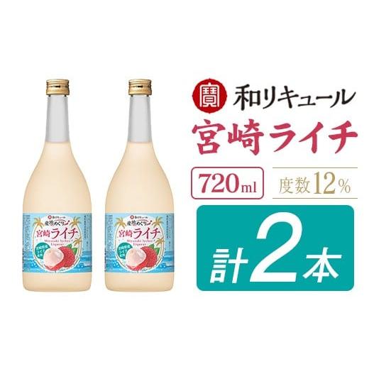 ふるさと納税 お酒 リキュール 宮崎県 新富町 寶 和リキュール「産地めぐり」宮崎ライチ 720ml×2本 お酒 果実酒 贈答 宝酒造 B699 720ml×2本