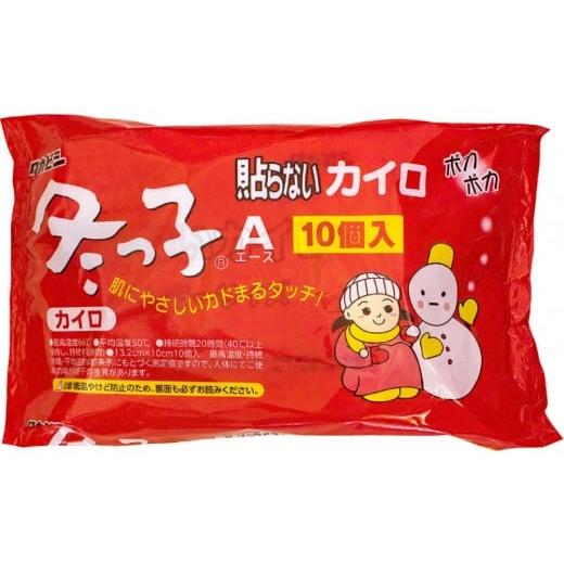 ふるさと納税 雑貨・日用品 大阪府 貝塚市 冬っ子(貼らないカイロ)10個×10パック(全部で100枚)