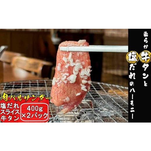 ふるさと納税 牛肉 タン 岩手県 花巻市 塩だれスライス牛タン 800g(400g × 2パック) 2289