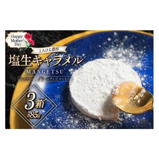 ふるさと納税 飴(あめ) 長崎県 平戸市 期間限定発送 母の日ギフト キャラメル スイーツ MANGETSU キャラメロ グリーンティー コーヒー 85g 3種 各1個 計3個…