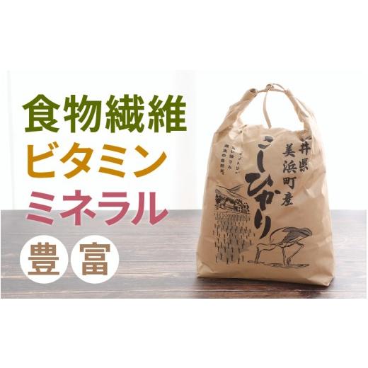 ふるさと納税 玄米 福井県 美浜町  令和7年産 定期便 6ヶ月連続お届け 長谷川農園の コシヒカリ 玄米 5kg × 6回 (計30kg) お米 こしひかり 5キロ 玄米 ブラン…の画像