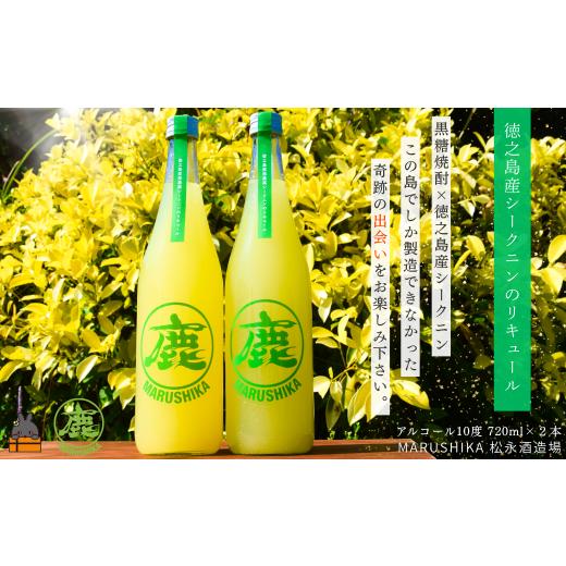 ふるさと納税 お酒 リキュール 鹿児島県 徳之島町 2551 シークニンの香り豊かな 徳之島産シークニンリキュール 720ml×2本 (アルコール10度) ( 黒糖焼酎 酒 …