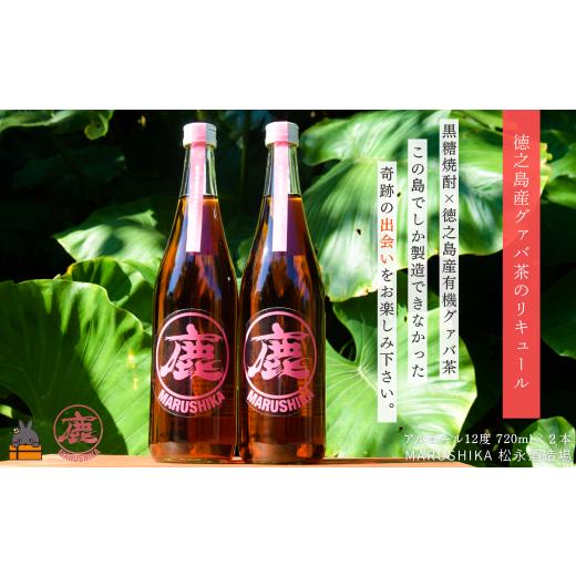 ふるさと納税 お酒 リキュール 鹿児島県 徳之島町 2552 グァバの豊かな風味 徳之島産有機グァバ茶リキュール 720ml×2本 (アルコール12度) ( 黒糖焼酎 酒 グ…