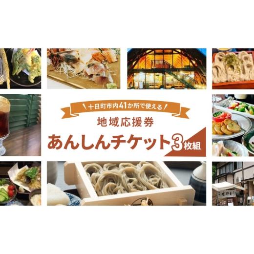 ふるさと納税 お食事券 新潟県 十日町市 十日町市内41事業所で使える地域応援商品券「あんしんチケット」3枚組