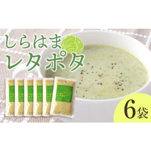 ふるさと納税 惣菜・レトルト 冷凍 和歌山県 白浜町 しらはまレタポタ 6袋 セット わかやましらはま農家 特製 ポタージュスープ