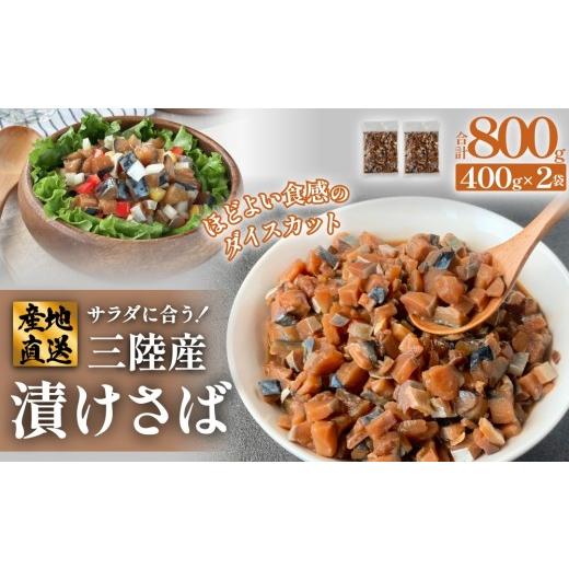 ふるさと納税 魚貝類 宮城県 石巻市 サラダに合う 三陸産 漬けさば 400g 2P セット ( 計800g ) さば サバ 鯖 漬魚 特製たれ 海鮮丼 魚 海鮮 魚介 魚介類 冷…