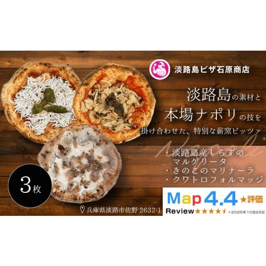 ふるさと納税 惣菜・レトルト 冷凍 兵庫県 淡路市 淡路島産しらすのマルゲリータ ・きのこのマリナーラ ・クワトロフォルマッジ