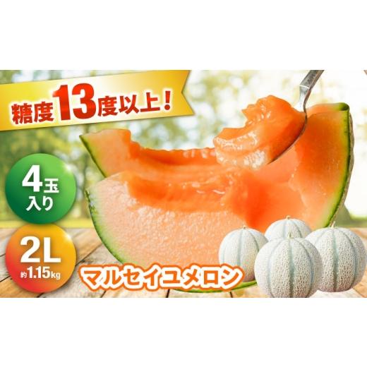 ふるさと納税 メロン 長崎県 - 2026年6月発送 マルセイユメロン2L(約1.15kg)×4玉 〜初夏のごちそう 糖度13度以上のメロンを厳選発送 〜 長崎県/株式会社 …