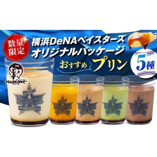 ふるさと納税 菓子 プリン 神奈川県 横須賀市  先行予約 2026年5月15日より順次お届け 数量限定500セット 横浜DeNAベイスターズパッケージ おすすめプリン 5個…の画像