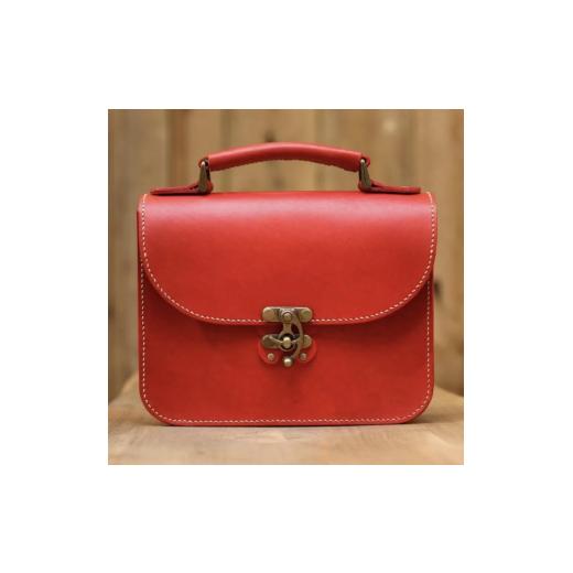 ふるさと納税 カバン ショルダーバッグ 奈良県 奈良市 バッグ 2way レッド 蝶モチーフ ヌメ革 バッグ 鞄 かばん カバン レディース メンズ おでかけ おしゃれ …