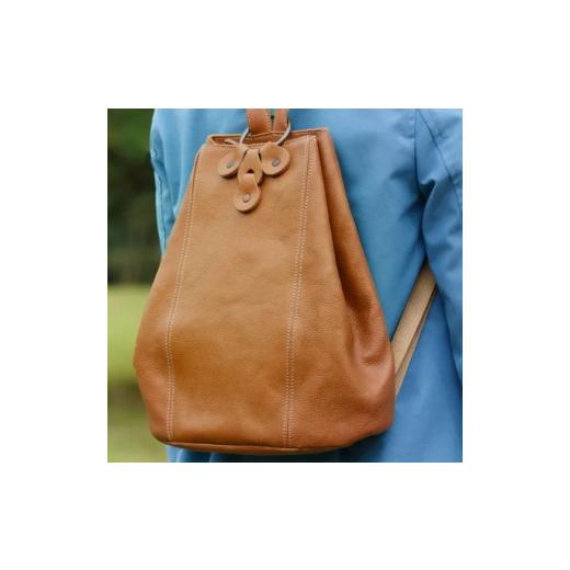 ふるさと納税 カバン リュック 奈良県 奈良市 リュック キャメル ヌメ革 レザー バッグ 鞄 かばん カバン レディース メンズ おでかけ おしゃれ おすすめ 贈答…