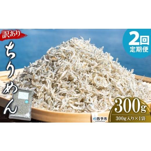 ふるさと納税 魚貝類 ちりめん 愛媛県 西予市 訳あり ちりめん 合計300g(300g入り×1袋) 2回定期便 選べる 定期便 天日干し お徳用 しらす シラス じゃこ …