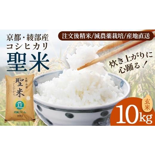 ふるさと納税 玄米 京都府 綾部市 令和7年産 京都府産コシヒカリ 「聖米」 玄米 10kg お米 米 白米 精米 こしひかり 綾部こしひかり 綾部米 ごはん ご飯 ふっ…