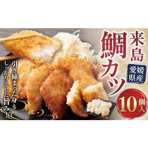 ふるさと納税 惣菜・レトルト 冷凍 愛媛県 今治市 サクぷり来島鯛カツ 贅沢切り身(10個入) V003790P10
