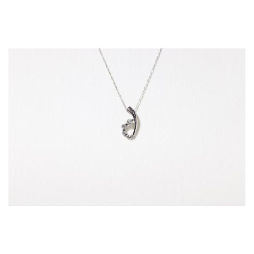 ふるさと納税 アクセサリー ペンダント 山梨県 甲斐市 プラチナ 0.12ct グラデーションダイヤモンドペンダント BQ-204