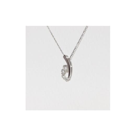 ふるさと納税 アクセサリー ペンダント 山梨県 甲斐市 プラチナ 0.12ct グラデーションダイヤモンドペンダント　BQ-204の画像