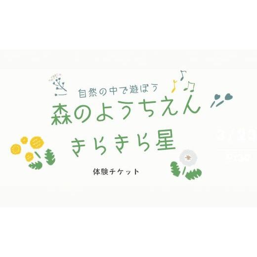 ふるさと納税 体験チケット 山梨県 富士川町 自然満喫 森のようちえん体験