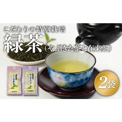 ふるさと納税 お茶類 緑茶(茶葉・ティーバッグ) 滋賀県 日野町 緑茶 茶葉 やぶきた茶 在来茶 2袋 お茶 煎茶 茶 自家焙煎 満喫 セット 飲料 日本茶 お茶っぱ …
