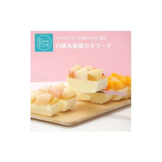 ふるさと納税 菓子 プリン 長野県 飯田市 1本で2度おいしい カタラーナ 白桃 & 黄桃 | プリン ブリュレ スイーツ お菓子 洋菓子 おやつ ギフト プレゼント 贈…