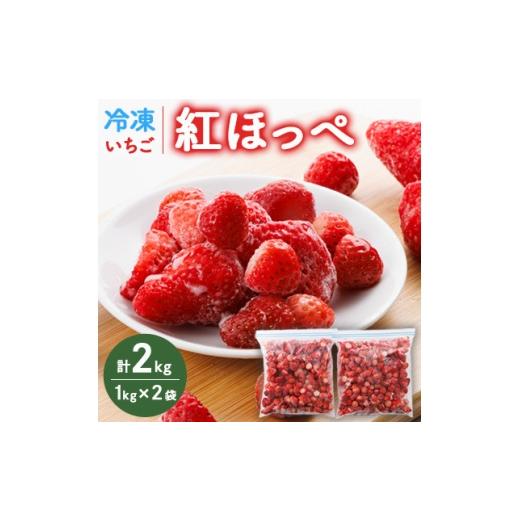 ふるさと納税 いちご 愛知県 豊川市 3ヵ月毎定期便 冷凍いちご 紅ほっぺ1kg入り×2袋 計2kg全4回 4078492
