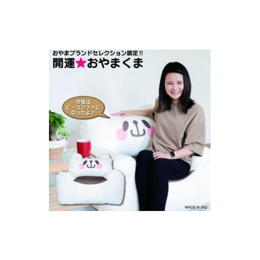 ふるさと納税 家具 インテリア・寝具・収納 栃木県 小山市 開運 おやまくまビーズソファ ビーズソファ本体とカバーの2個口 複数個口で配送 4079756