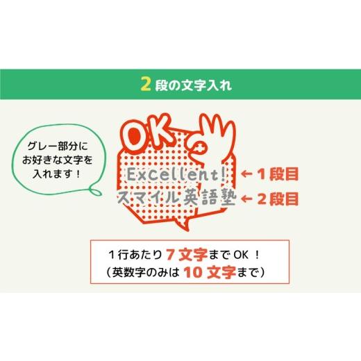ふるさと納税 文房具・玩具 富山県 魚津市 文字が入れられる 名入れお仕事 先生 教科スタンプ（浸透印・インク補充可） 北海道・沖縄・離島への配送不可_3