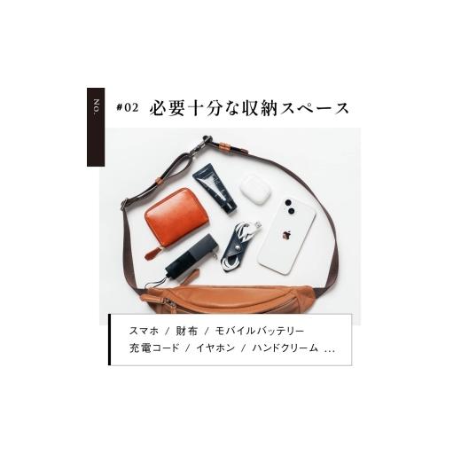 ふるさと納税 カバン ボディバッグ・ワンショルダー 岐阜県 大垣市 グリーン ＼楽天1位＆5冠／ MURA 大人の本革ボディバッグ 本革 ボディバッグ メンズ 薄マチ…_3