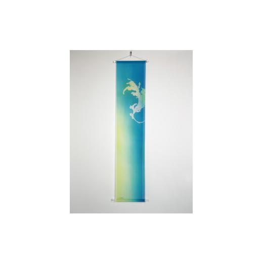 ふるさと納税 織物・繊維品 岐阜県 各務原市 420 美濃友禅タペストリー 志シリーズ(型染め) 清流