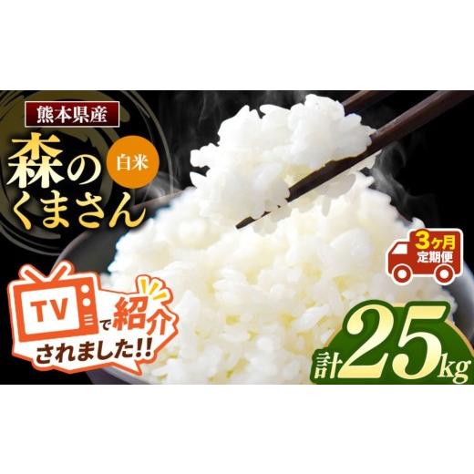 ふるさと納税 米 熊本県 和水町 令和7年産 定期便3回 熊本県産 森のくまさん 白米 25kg | 小分け 5kg × 5袋 熊本県産 こめ 米 白米 ごはん 銘柄米 ブランド…