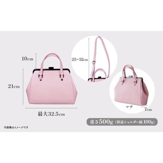 ふるさと納税 カバン 手提げ 埼玉県 草加市  ブラック 2WAY口金バッグ「Deux Mode」 | 2WAY ドゥ・モード ハンドバッグ 澤村バッグ 澤村バック バック 職人 革…の画像