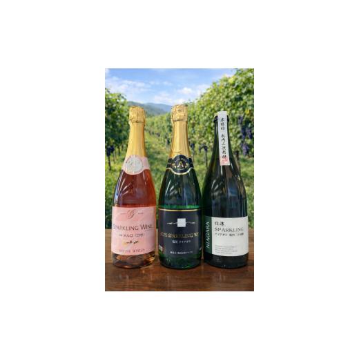ふるさと納税 ワイン スパークリングワイン 長野県 塩尻市 週末に楽しむ 大人の飲み比べ体験 個性を楽しむ塩尻スパークリング3選 | ワイン わいん ワイン スパ…