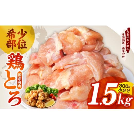 ふるさと納税 鶏肉 大阪府 泉佐野市 氷温熟成×極味付け 国産鶏とろ(肩肉)1.5kg(300g×5P) カット済み 氷温熟成×極味付け 小分け 味付き 簡単調理 訳あ…